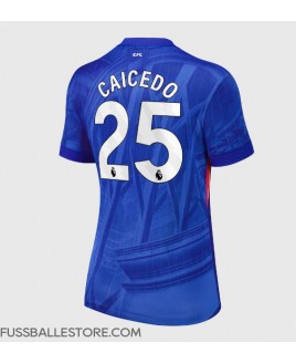 Günstige Chelsea Moises Caicedo #25 Heimtrikot Damen 2025-26 Kurzarm